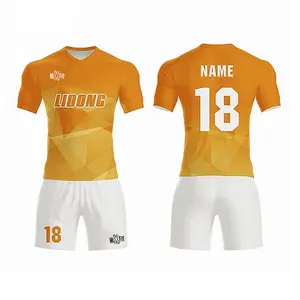 Soccer Uniform With Set Sublimation Sportswear Wholesale Custom Soccer Jersey For Men Football Shirt Suit Jersey Soccer Wear