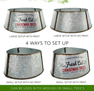 Collar de árbol de Navidad de Metal galvanizado, perfecto para decoración de árbol con bisagras fáciles de montar - Product Image 5