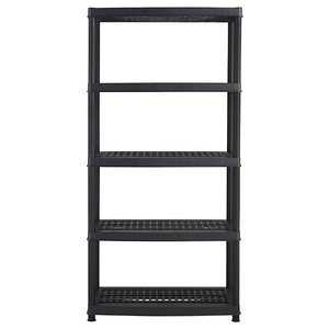 5-SHELF Heavy Duty Tiện Ích Nhựa freestanding thông gió kệ đơn vị, 72 "x 36" x 18" - Product Image 2