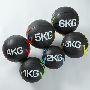 Fitness Training 1kg 2kg 3kg 4kg 5kg 6kg 7kg 8kg 9kg 10kg Solid Rubber <b>Medicine</b> Slam <b>Ball</b> - Product Image 4