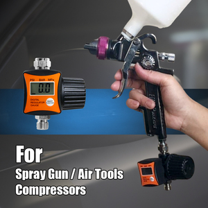 Régulateur de pression d'air numérique Lematec 0-150 PSI Corps en zinc Certifié CE - Product Image 6