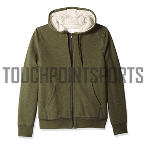 Wholesale 100% Cotton Mens <b>Hoodie</b> Pullovers Custom Logo Vintage Style Heavyweight Knitted Pullover - Product Image 2