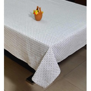 High Quality Linen Organic Cotton Digital Printing Checkered Grid Sustainable <b>Party</b> Kitchen Banquet <b>Table</b> <b>Cloth</b> GOTS Certified - Product Image 6