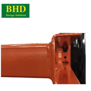 36'-48' Wide Selective Pallet <b>Rack</b> 3'-6' Step Beam Heavy Duty Teardrop 5-Layer Corrosion Protection Powder Coating Galvanized - Product Image 1
