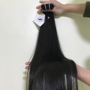 Vaste Top Qualité Directe Usine En Gros Machine trame 10A grade cheveux vierge Vietnamienne droite 100% extension de cheveux humains - Product Image 1