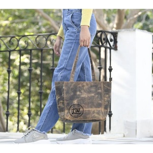 LW Vintage Style Genuine Leather Handbag <b>Tote</b> Bag for Women Portable Handmade Trending Fashion for Summer Winter and Spring - Product Image 3