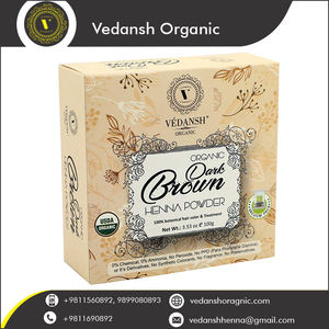 Longue durée Semi-Permanent Sourcils Henné Poudre Marque Privée Brun Foncé Couleur des Cheveux pour la Teinture des Sourcils - Product Image 4