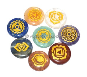 Venta al por mayor de piedras preciosas curativas: Set de siete chakras coloridos para sanación, piedras de los 7 chakras, sets al por mayor de chakras, producto de sanación natural. - Product Image 3
