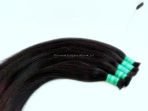 CHEVEUX HUMAINS CRUS EN VRAC CHEVEUX INDIENS REMY QUALITÉ SUPÉRIEURE TEXTURE DROITE 8 "-32" LONGUEUR - Product Image 4