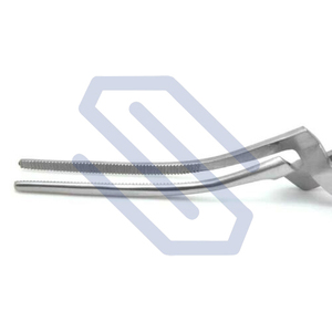 Pinces de papier articulées à fraise, Instrument chirurgical dentaire, droit et incurvé de 15cm, en acier inoxydable, CE - Product Image 3