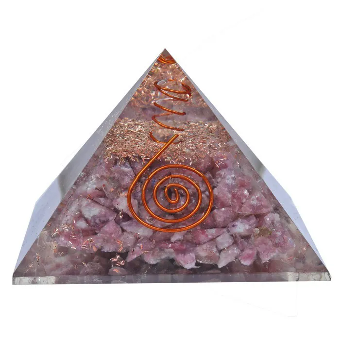 Bán Sỉ Kim Tự Tháp Lepidolite Orgone Với Pha Lê Điểm Reiki Chakra Chữa Bệnh Orgone Kim Tự Tháp Làm Bằng Tay Đánh Bóng Mặt Trời