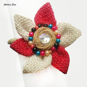 Anillo de servilletas Vintage de gran calidad, decoración de mesa de fiesta de boda para Hotel, restaurante, colección - Product Image 6