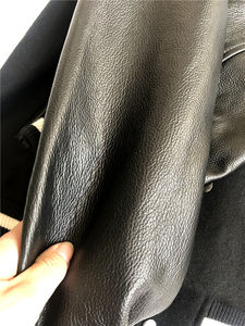 Chaqueta de Béisbol Casual de Lana para Hombre, Estilo Universitario, Reversible, Manga Corta con Ribete, Estilo Informal, Novedad de 2020 - Product Image 6