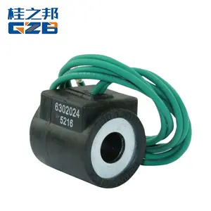 Excavator Parts 6302024 24vdc Solenoid/24 Volt Solenoid Coil untuk Merek