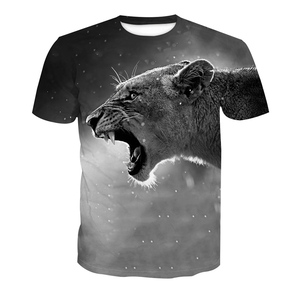 Camiseta de manga corta con estampado 3D para hombre, ropa deportiva masculina de verano, a la moda, nueva, 2019 - Product Image 1