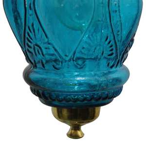 Handmade Blue <b>Ceiling</b> Lamp Indian Glass <b>Ceiling</b> <b>Light</b> - Product Image 3