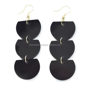 Elegante amarillo transparente Lucite acrílico Luna número forma pulsera de moda de mujer para bodas fiestas y aniversarios - Product Image 4