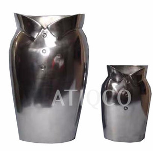 Florero de Metal de aluminio para decoración del hogar, jarrón de cuello grande, maceta inteligente, superventas, jarrón pulido con espejo - Product Image 1