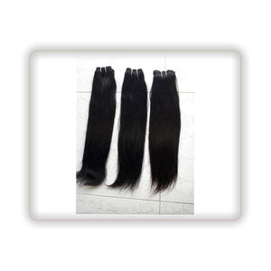 Matériel lâche de cheveux humains de vague d'extension brésilienne naturelle de cheveux de Remy du Brésil - Product Image 1