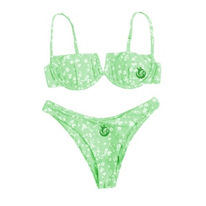 ชุดว่ายน้ำเซ็กซี่สำหรับผู้หญิง,ชุดบิกินี่ชุดอาบแดดแบบนีออน2ชิ้นปี2022 - Product Image 4