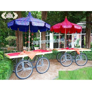 Estación de comida de estilo indio Rehri para boda, carrito de comida decorativo de estilo indio para boda - Product Image 1