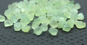 25pcs Green Natural Prehnite Loose Gemstones Raw <b>Stone</b> <b>Beads</b> for Handmade Jewelry Making - Product Image 3