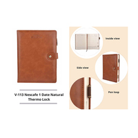 Carnet avec Logo personnalisé en cuir A5 avec couverture rigide personnalisée, cadeau d'entreprise uni de couleur noire