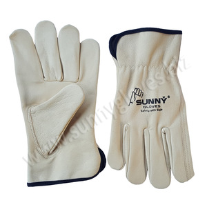 Best Selling Customize Logo Goat Skin Leather Working <b>Driver</b> <b>Gloves</b> by Sunny <b>Gloves</b> - Product Image 3