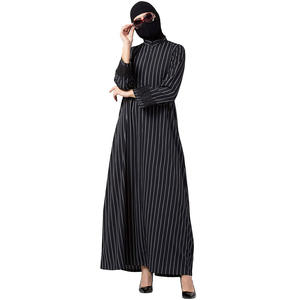 New Arrival Light Weight Muslim Women <b>Satin</b> Kaftan Latern Sleeve Silk <b>Abaya</b> - Product Image 4