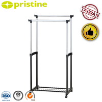 Porte-manteau moderne en métal avec étagère à chaussures, support de rangement portable pour vêtements, pour chambre à coucher et salon