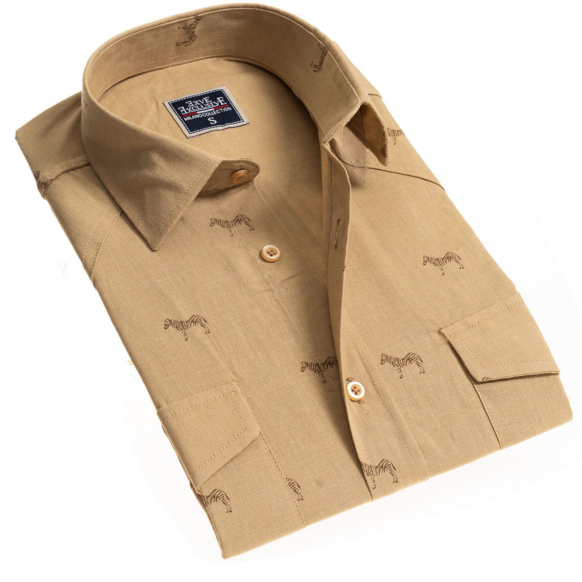Chemise Pêche Homme Manches Longues Imprimée - Légère, Poches Et Protection UV - Idéale Voyage Et Outdoor