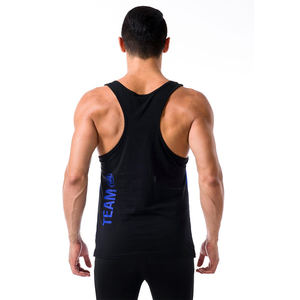 Wholesale 100% Cotton Men's Casual <b>Tank</b> <b>Tops</b> Quick Dry Comfortable Solid Color Custom Logo Washed Workout Singlet Print - Product Image 4