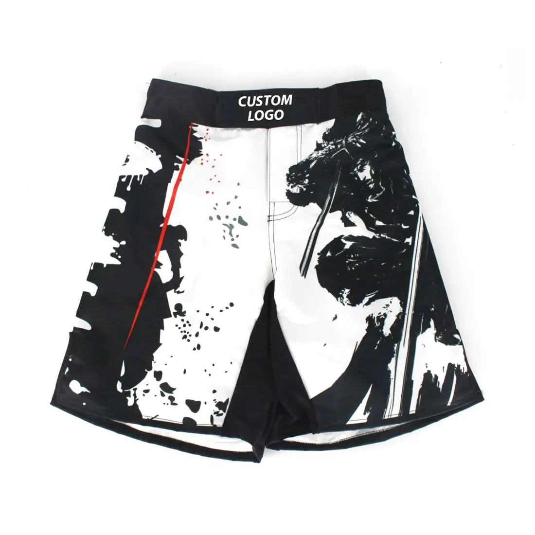 Mannen Boksen Broek Sublimatie Mma Fight Shorts Grappling Korte Polyester Kick Boksen Muay Thai Shorts