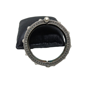 <b>silver</b> look alike western look designer fashionable handmade openable <b>bangle</b> <b>for</b> girls and <b>women</b> - Product Image 2