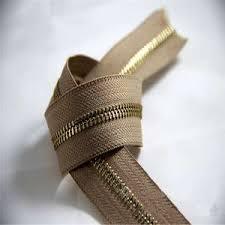 Wholesale OZL Open-End Auto Lock Gold Teeth Metal Zipper 100 Length <b>for</b> Home Textiles & Garments - Product Image 3