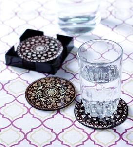 Multicolour <b>Wood</b> <b>Coasters</b> - Product Image 1