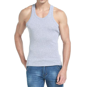 เสื้อกล้ามผู้ชายสีเทา,เสื้อกล้ามใส่ออกกำลังกายสำหรับผู้ชาย - Product Image 1