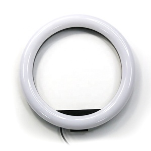 AIKE Global - Aro de Luz LED para Fotografía y Maquillaje de 26 cm/10 Pulgadas, 162 LED, Temperatura de Color Ajustable de 3000-6000K, 2 Soportes para Teléfono - Product Image 2