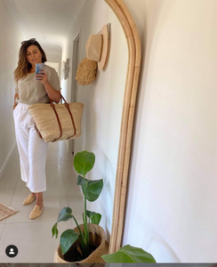 Panier marocain en paille personnalisé tendance - Product Image 1