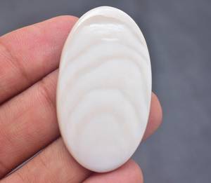 Cabochon mère de perles 50 cm, mouton blanc naturel, ample, pierres précieuses, vente en gros, vadrouille - Product Image 1