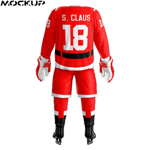 Camisetas de Hockey sobre Hielo Personalizadas de Alta Calidad 2025, Uniforme de Equipo para Adultos, Tallas Grandes, Impresas, Transpirables, 100% Algodón, Secado Rápido - Product Image 5