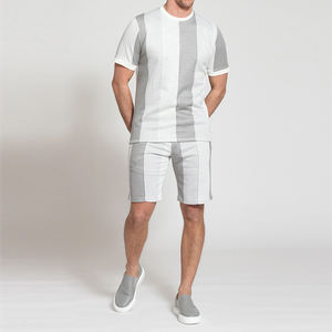 <b>Short</b> Sleeve T Shirts & <b>Long</b> Pants Sportswear Set Summer Active Wear <b>Men's</b> Casual Tracksuit - Product Image 3