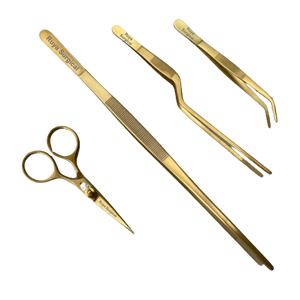 Lot de 4 pincettes de Chef en acier inoxydable, pièces, accessoires de cuisine, d'affûtage, à pointe droite, de couleur noire, CE ISO - Product Image 3