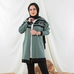 Model Terbaru Musim Panas Wanita 3 Potong Set Pakaian Hijab Abaya Kaftan Dubai Muslim Muslim Islami Kualitas Turki Modis