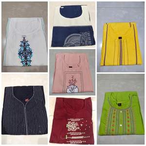 Vestido de rayón de diseñador con bordado, largo, elegante, para mujeres - Product Image 5