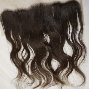 Vente en gros de cheveux crus indiens, fermeture et dentelle frontale transparente, cuticule vierge alignée, cheveux bruts non traités 100% - Product Image 2