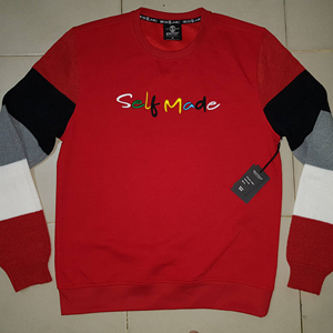 Vêtements de qualité supérieure Surplus étiquettes de marque originales pull col rond à manches longues pour hommes décontracté écologique automne coton Multi - Product Image 1