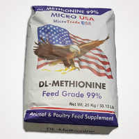 Acides aminés de qualité supérieure pour l'alimentation des volailles, DL-méthionine avec conservateurs alimentaires, CAS n° Enzymes composées 56329-42-1 d'origine américaine