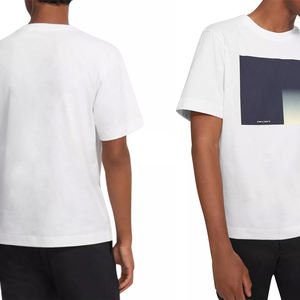 T-shirt blanc décontracté et confortable pour garçons/hommes, impression numérique sur mesure, design personnalisé OEM selon les exigences et la demande du client. - Product Image 6