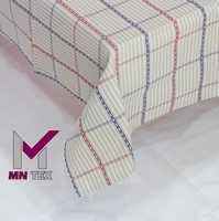 TISSU DE TABLE EN COTON D'ORIGINE INDIENNE EN GROS BON MARCHÉ COÛT EN FIL TEINT ET JACQUARD MOTIFS ET IMPRIMÉS BRODÉS